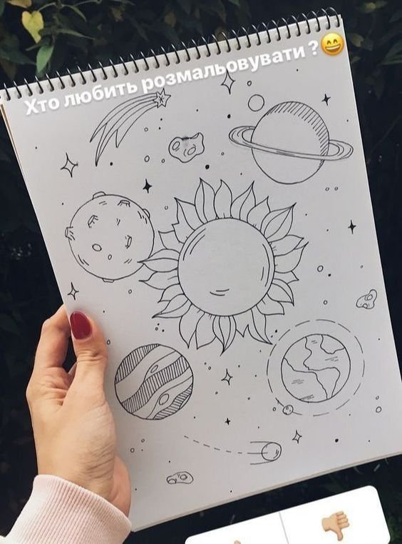 Модные рисунки для скетчбука легкие