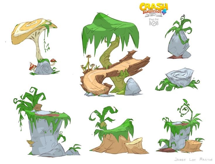Crash Bandicoot Concept Art