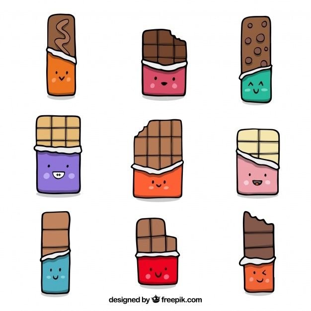 Рисунки для срисовки еда легкие