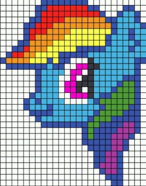 Рисунки по клеточкам маленькие