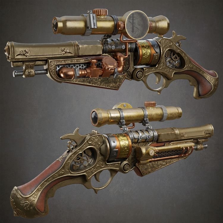 Револьвер Rhino Steampunk