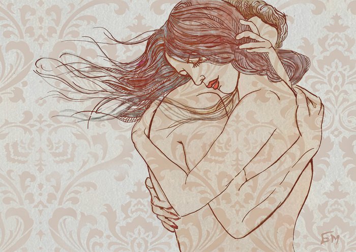 Объятия нарисованные