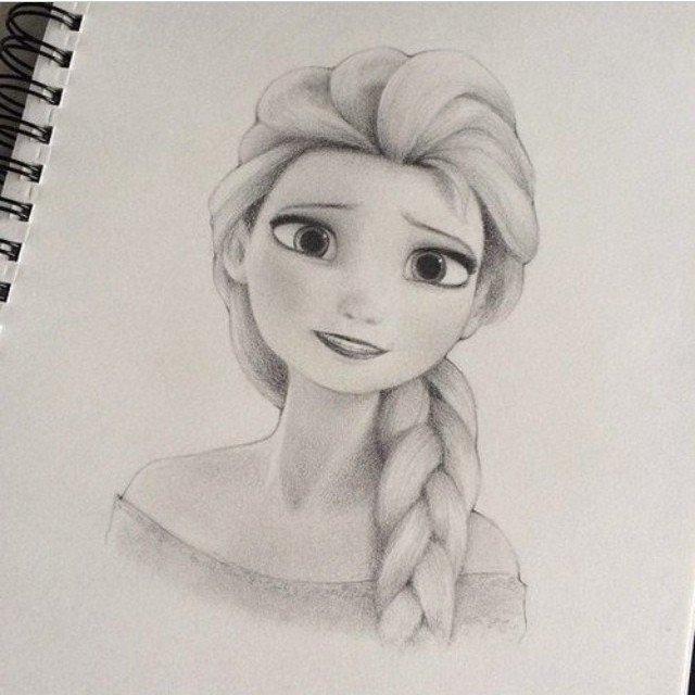 Рисовать Эльзу