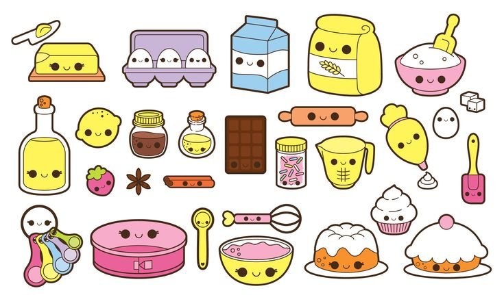 Рисунки продуктов для срисовки