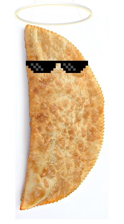 Чебурек с глазами