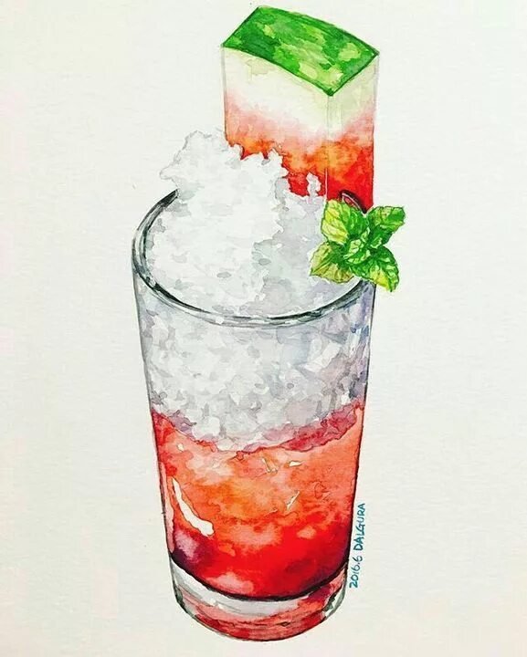 Коктейль для срисовки