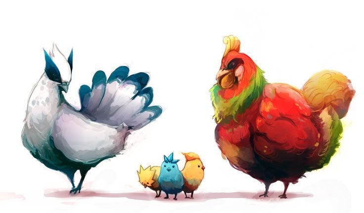 Курица фэнтези