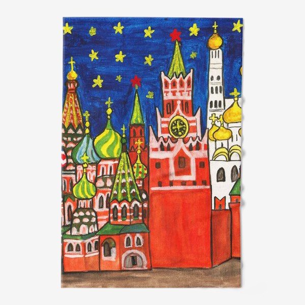 Кремль арт рисунок