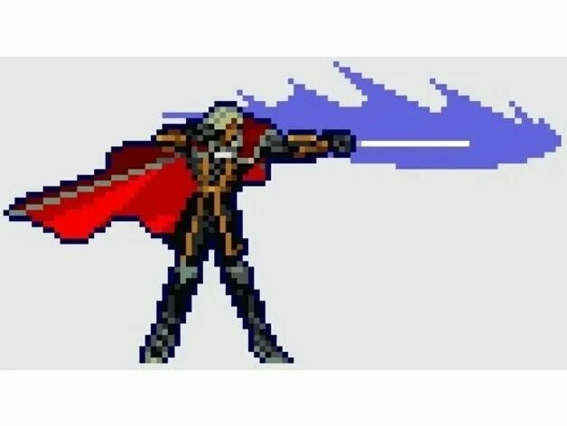 Castlevania Symphony of the Night Alucard Sprite