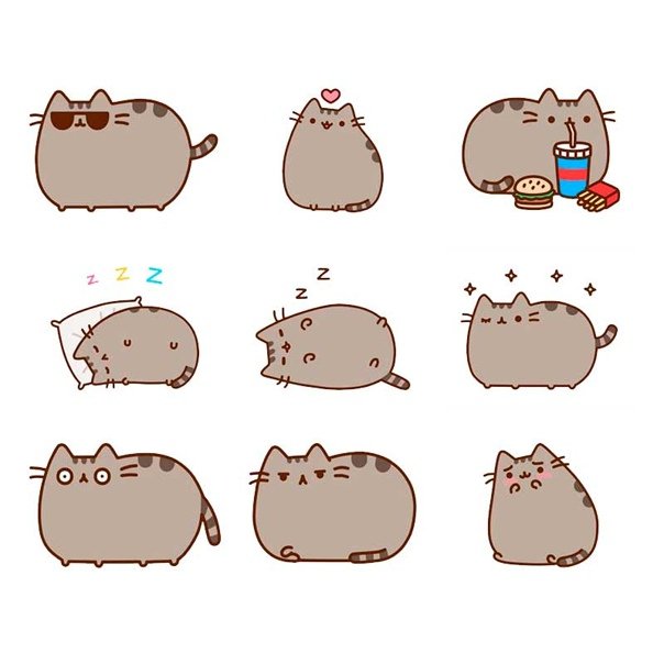 Наклейки котики
