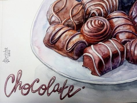 Шоколад рисунок