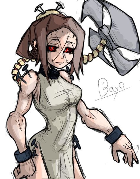 Skullgirls Пэйнвилл человек
