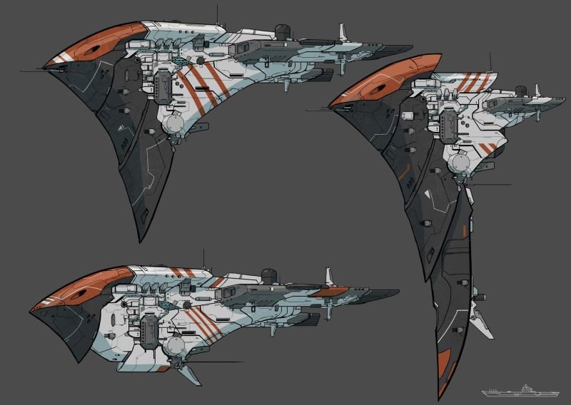 ARTSTATION космический корабль концепт арт