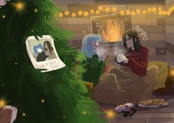 Салли фейс и Ларри Джонсон новый год