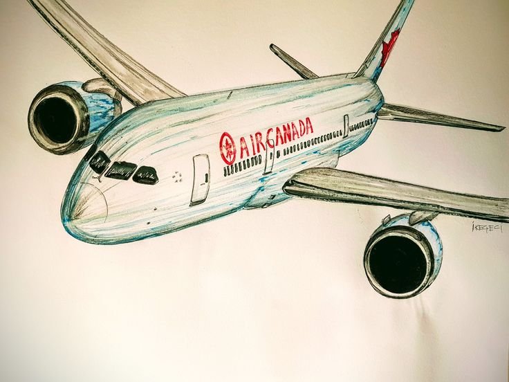 Боинг 787 рисунок