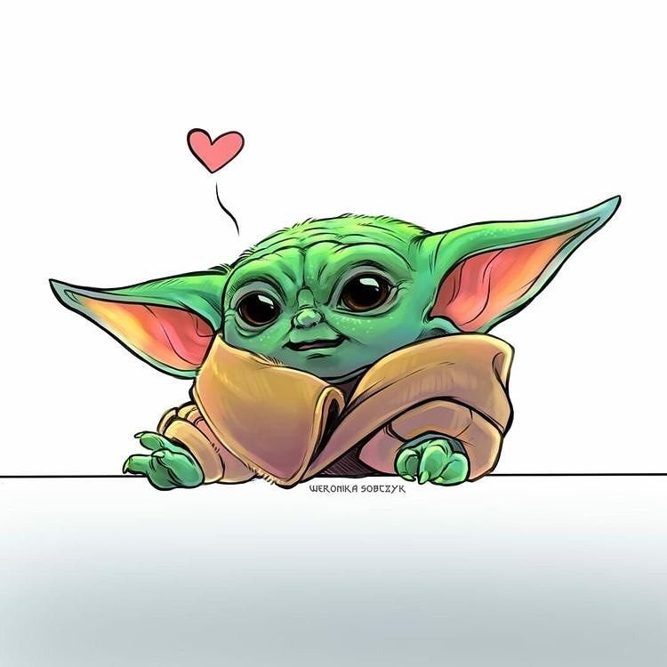 Art Star Wars Бэйби йода