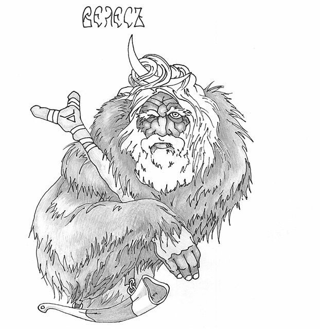 Велес Бог славян эскизы