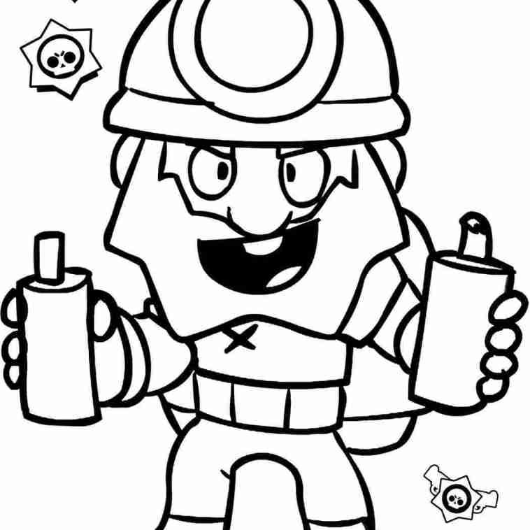 Раскраски Brawl Stars