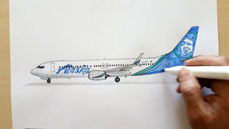 Боинг 737 рисунок