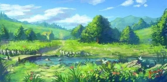 Полянка арт