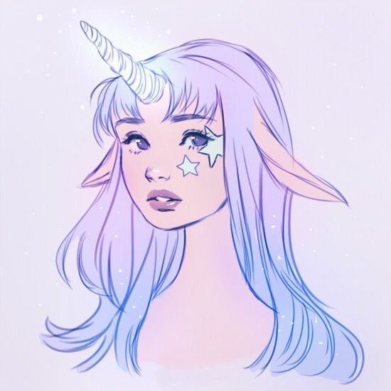 Девушка Единорог