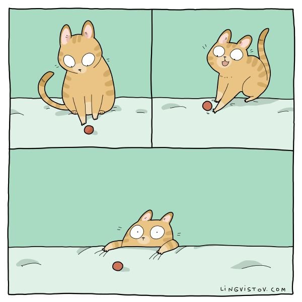 Милые комиксы про котиков