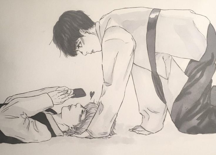 Taekook рисунок