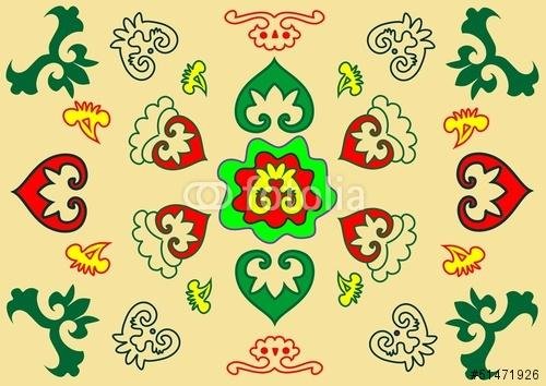 Татарский орнамент трилистник