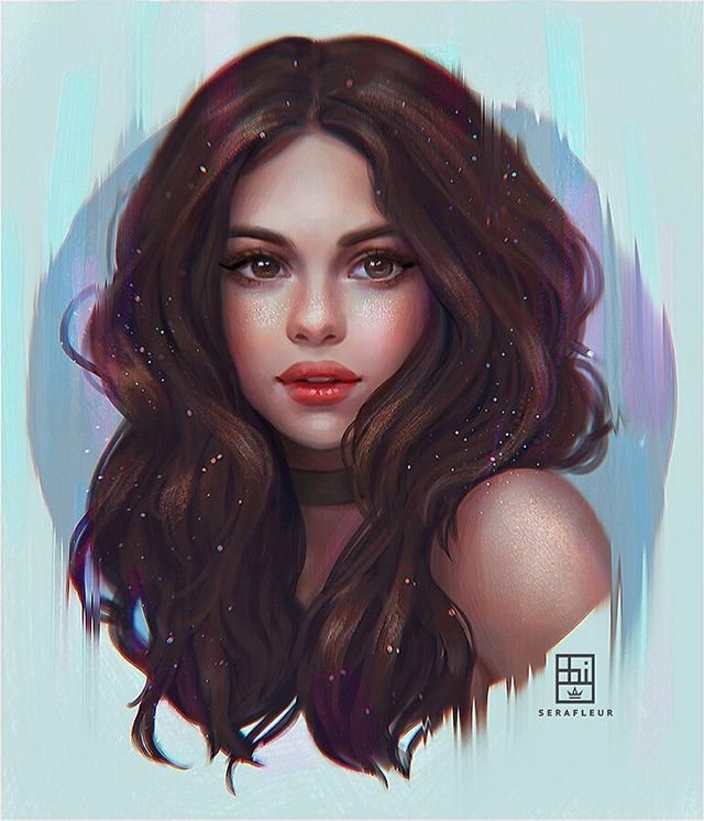 Селена Гомес арт
