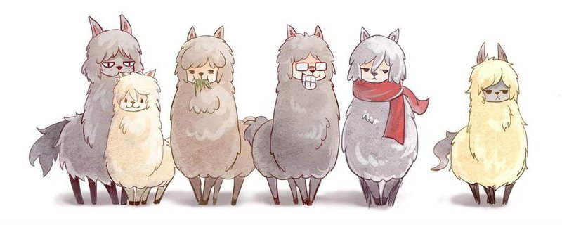 Альпака аниме