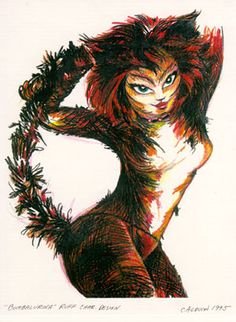 Мюзикл кошки рисунок