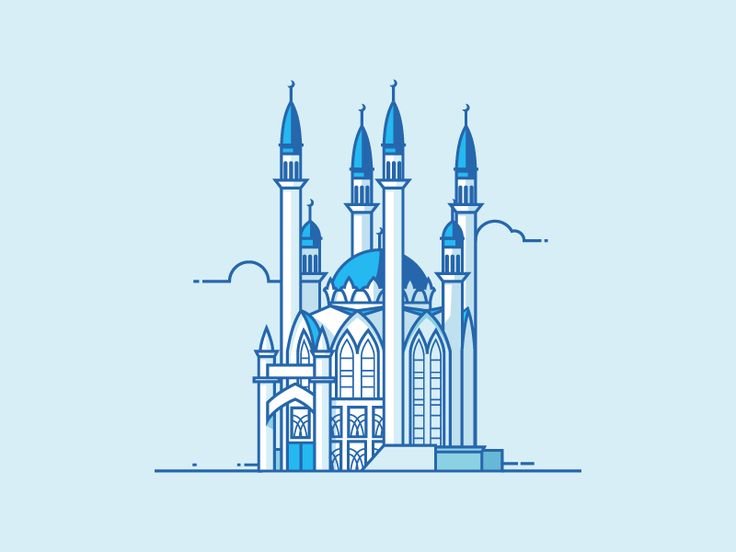 Мечеть кул Шариф силуэт