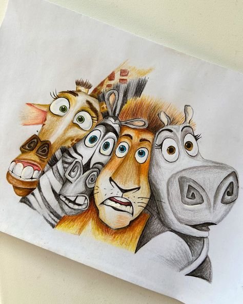 Мадагаскар мульт арт
