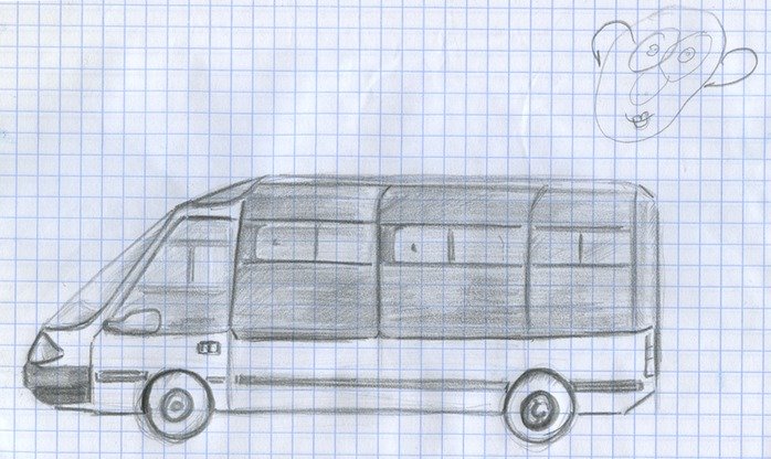 Рисунок газели легкий