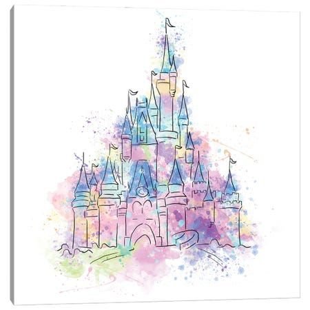 Castle Watercolor PNG