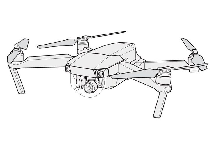 DJI Mavic 2 Pro чертежи