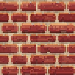 Кирпичный блок Pixel Art