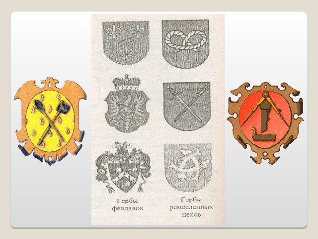 Гербы ремесленных цехов средневековья