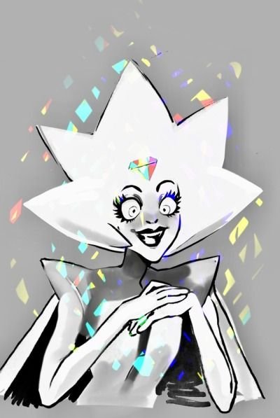 Steven Universe белый Алмаз