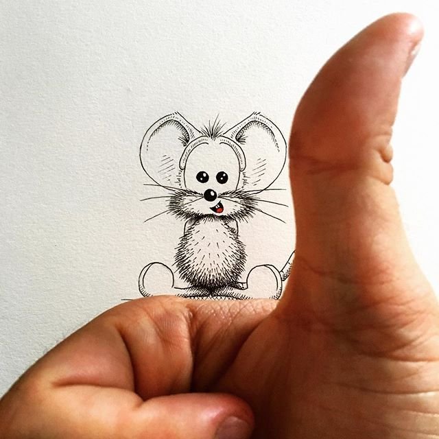 Рисунки лёгкие милые маленькие