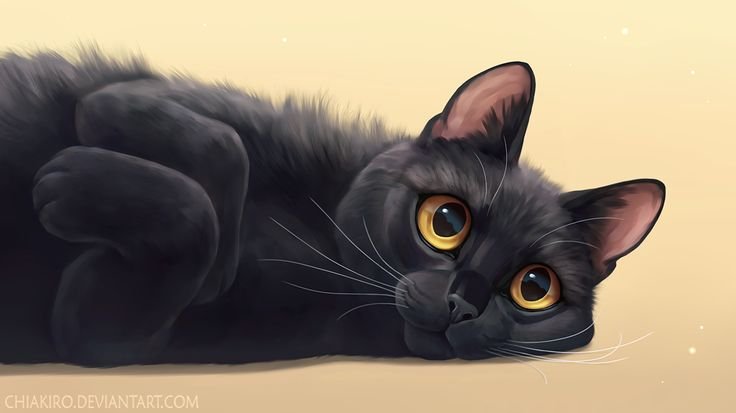 Кошки арты