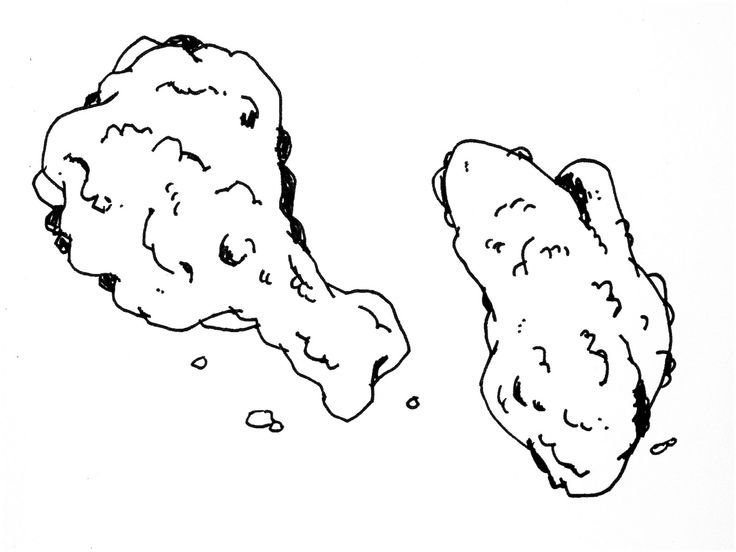Метеорит рисунок