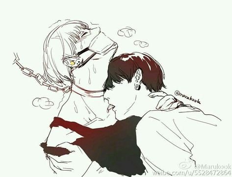BTS Vkook арт 18 наказание