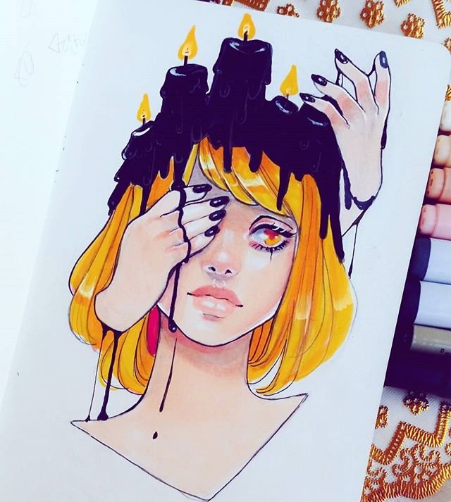 Красивые рисунки для скетчбука
