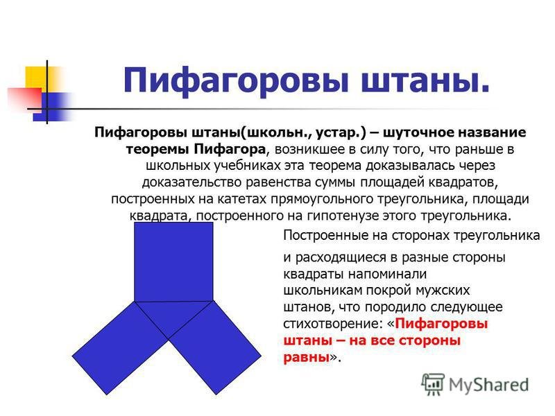 Пифагоровы штаны