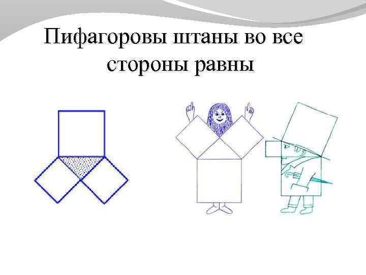Пифагоровы штаны во все стороны равны