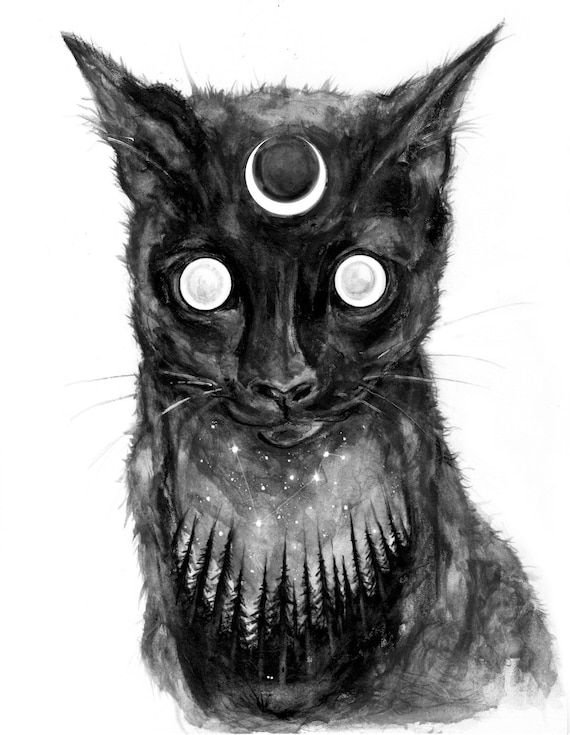 Кот демон