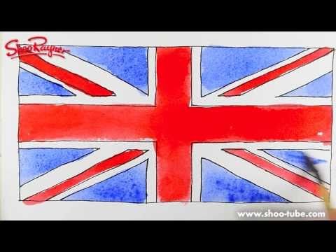 Нарисовать английский флаг