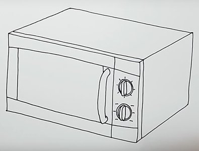 Микроволновка эскиз
