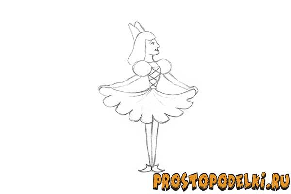 Дюймовочка рисунок